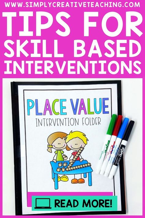 Make math intervention easy with these teaching and organization tips. Using skill based math intervention in the elementary classroom is a game changer! These activities will help you organize math intervention in first and second grade. Get ideas on classroom setup to support beginning math skills. Learn all about making math intervention easy in 1st and 2nd grade here! Math Intervention Classroom Setup, Math Intervention Kindergarten, Math Intervention Activities, Intervention Activities, Intervention Classroom, Beginning Math, Math Rotations, Math Graphic Organizers, Math Organization