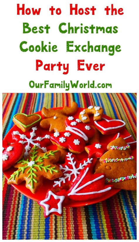 Christmas Cookie Exchange Party Ideas, Christmas Cookie Exchange Party, Holiday Cookie Exchange Party, Xmas Cookie, Best Christmas Cookie Recipe, Cookie Exchange Party, Holiday Party Themes, Holiday Cookie Exchange, Christmas Cookie Exchange