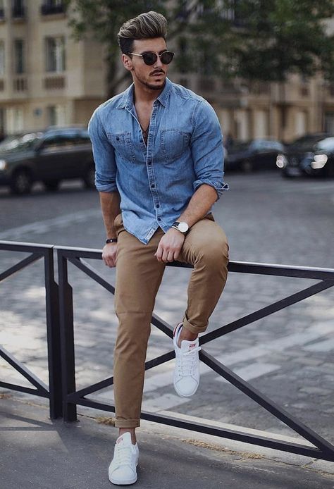 Estación Futura & Planeta Urbano. Tienda de moda joven en Valladolid Business Casual Outfits For Men, Best Business Casual Outfits, Stil Masculin, Blazer Casual, Trendy Mens Fashion, Stylish Men Casual, Mode Casual, Mens Fashion Classy, Stil Inspiration