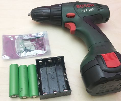 Drill Battery Rebuild - NiCd to Lithium: 4 Steps Cordless Drill Batteries, Battery Drill, Best Circular Saw, Woodworking Tools Router, Woodworking Quotes, Miter Saws, Used Woodworking Tools, Woodworking Tools Storage, Battery Repair