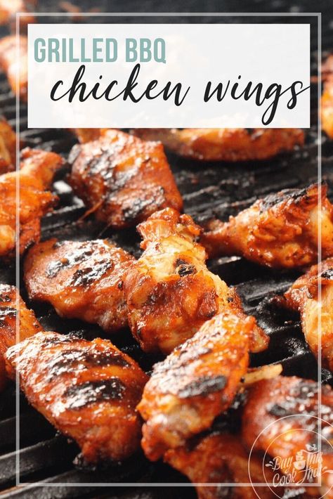 Bbq Chicken Wings Recipe, How To Make Bbq, Bbq Chicken Wings, Grilled Bbq Chicken, Grilled Chicken Wings, Bbq Wings, Crispy Chicken Wings, Tailgating Recipes, Tailgate Food