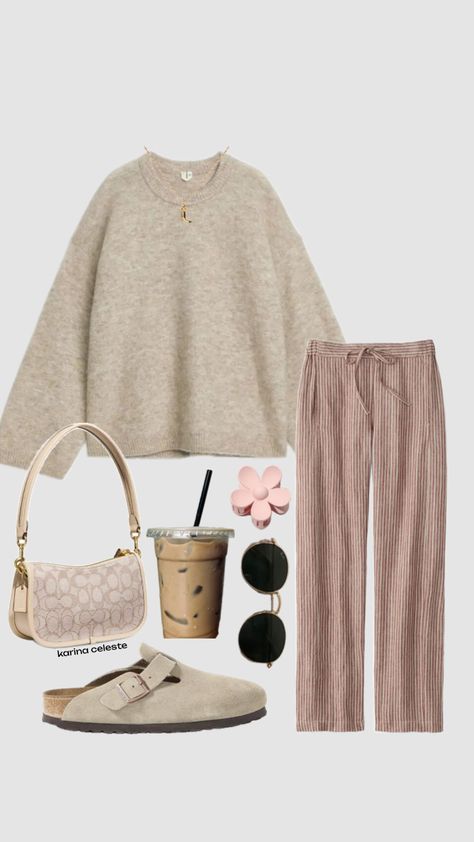 #outfitinspo #beauty #summer #casualoutfit #comfy #spring #coastalgrandaughter #neutral #coastal #fitinspo #birkenstocks #coach #ootd Comfy Stylish Shoes, Costal Fall Outfit, Neutral Comfy Outfit, Coastal Outfit Ideas, Elevated Comfy Outfit, Coastal Fall Outfits, Comfy Aesthetic Outfits, Birkenstock Summer Outfit, Earthy Tone Outfits