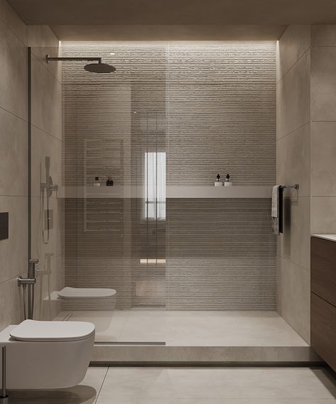 Big Showers Walk In Dream Bathrooms, Bathroom Ideas Tub, High Ceiling Bathroom, Wet Bathroom Ideas, Small Luxury Bathroom Ideas, Modern Industrial Bathroom, Shower Interior, Shower Step, Ideas Baños