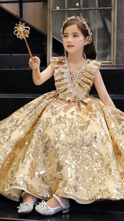 Rosemary Wedding, Gold Flower Girl Dress, Gold Flower Girl, Gold Flower, Flower Girl Dress, Girl Dress, Dresses Long, Rosemary, Formal Dresses Long