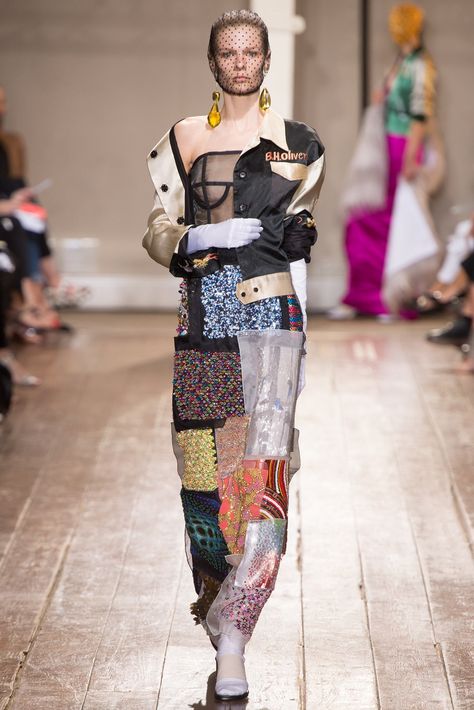 2014 Couture, Upcycling Fashion, Patchwork Skirt, Upcycled Fashion, Couture Runway, Martin Margiela, Fall 2014, Couture Collection, Upcycle Clothes