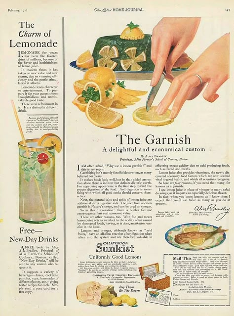 Cocktail Magazine Layout, Vintage Baking Aesthetic, 1940s Food, Infographic Design Trends, Vintage Food Posters, ポップアート ポスター, Graphic Design School, Page Layout Design, Vintage Menu