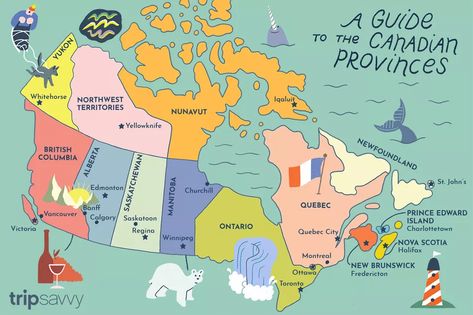 Guide to Canadian Provinces and Territories Backpacking Canada, Canada Map, Canada Road Trip, Canada Destinations, Northwest Territories, Visit Canada, Canadian History, O Canada, Explore Canada