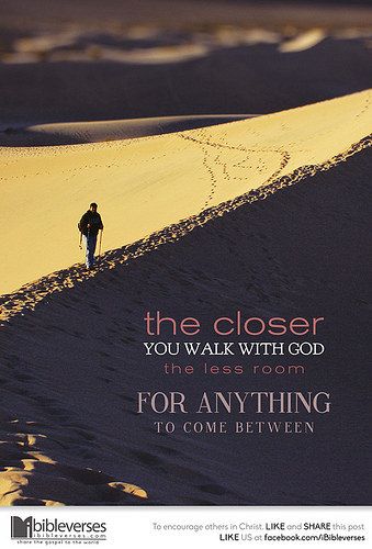 The closer you walk with GOD .. Closer With God, Walking With God, Walk With God, Word Of Faith, Faith Inspiration, Spiritual Inspiration, Christian Inspiration, Faith In God, Jesus Loves