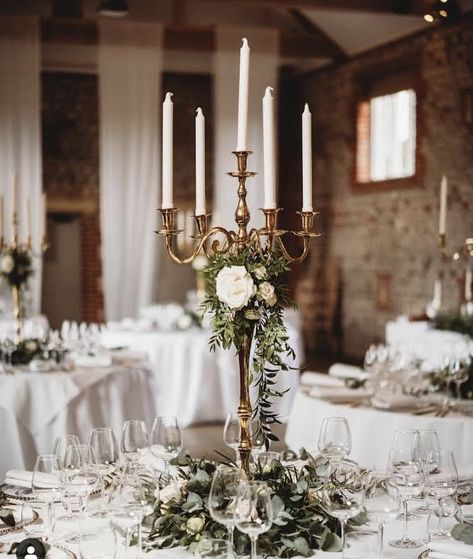 Candleabras Centerpiece, Candleabra Wedding, Wedding Brass Candlesticks, Candlestick Centerpiece Wedding, Candelabra Flowers, Candelabra Wedding Centerpieces, Candelabra Wedding, Candlestick Centerpiece, Candelabra Centerpiece