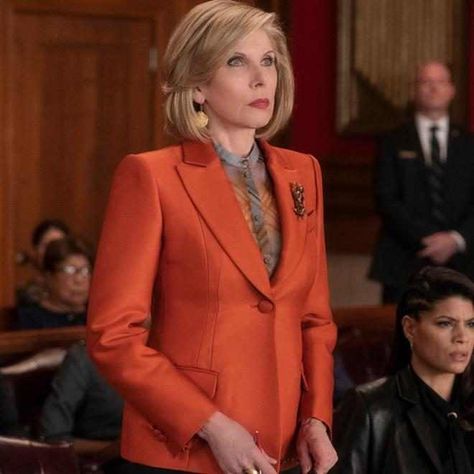 Diane Lockhart, Sarah Steele, Megan Hilty, Christine Baranski, John Larroquette, Kathy Najimy, Cheryl Hines, Julianna Margulies, Business Professional Outfits