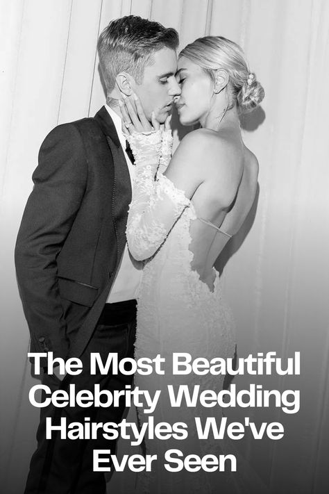 The best trendy celebrity wedding hairstyles Celeb Wedding Hair, Sofia Richie Wedding Hair, Classy Wedding Hairstyles, Celebrity Wedding Hairstyles, Nicky Hilton Wedding, Carrie Underwood Wedding, Gwen Stefani Wedding, Sofia Richie Wedding, Wedding Hair Looks