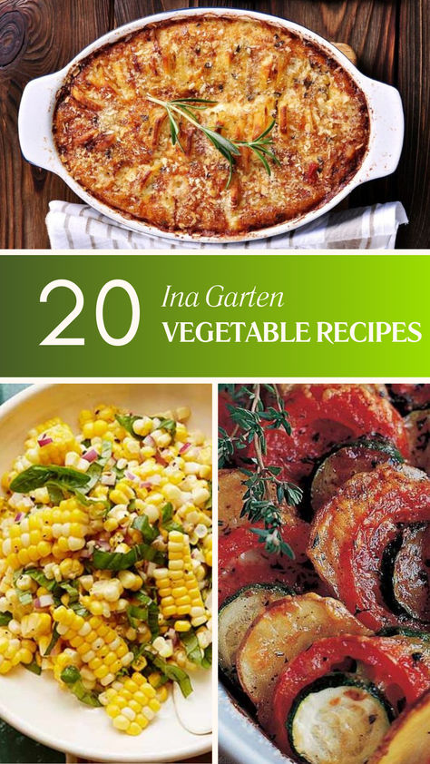 20 Ina Garten Vegetable Recipes Ina Garten Vegetable Recipes, Ina Garden, Ina Garten Recipes, Hearty Casseroles, Broccoli Casserole, Cooking Games, Greek Salad, Weeknight Dinners, Fresh Salads