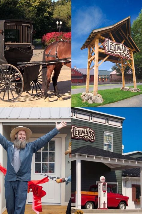 The Simple Life Awaits at The Iconic Marketplace in Amish Country – Lehmans! The Amish variety store has everything: Horses and buggies parked outside, a restaurant inside, and everything under the sun you might want, to bring simple living pleasures back to your home and family. Read more at https://www.ohiotraveler.com/picture-this/ @LehmansHardware is a sponsor of OhioTraveler Variety Store, The Simple Life, Amish Country, Simple Living, Simple Life, Park Slide, Helping People, Ohio, Home And Family