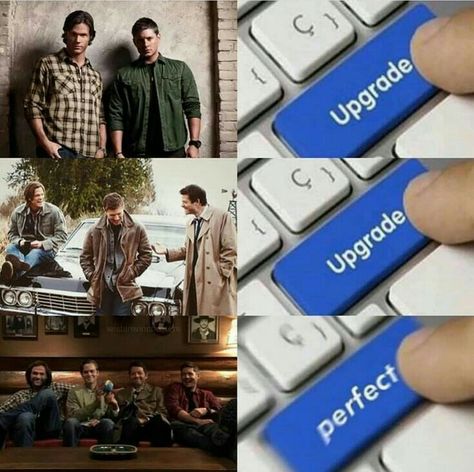 Life is better with Jack Kline in it. #supernatural #jack Supernatural Jack, Sam E Dean Winchester, Supernatural Jokes, Jack Kline, Spn Fandom, Funny Supernatural, Alexander Calvert, Spn Memes, Bobby Singer