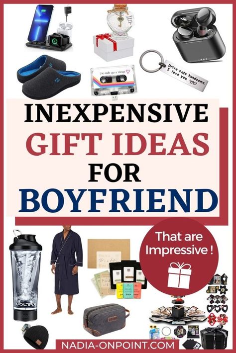 Inexpensive Gifts for Boyfriend that are Impressive Cheap Gifts For Boyfriend, Inexpensive Gifts For Men, Low Budget Gifts, Inexpensive Birthday Gifts, High Tech Gifts, Gift Ideas For Boyfriend, Boyfriend Anniversary, Inexpensive Christmas Gifts