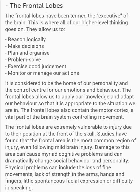 Frontal Lobe Damage, Frontal Lobe Function, Scattered Mind, Frontal Lobe, Cognitive Psychology, Higher Level Thinking, Planning And Organizing, Human Anatomy, Chronic Illness