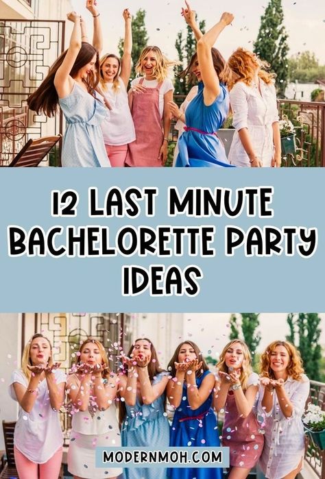 Looking for last minute bachelorette party ideas that rock? Even with a tight schedule, you can throw an epic last minute bachelorette party and get-together for the bride squad. Mix inspiration with effort for a simple yet memorable bash. Tap here for 12 quick and delightful ideas for a last-minute but awesome bachelorette party! | Maid of Honor Duties Best Friend Wedding Speech, Funny Bachelorette Games, Maid Of Honor Responsibilities, Maid Of Honor Duties, Trendy Bachelorette Party, Bachelorette Party Unique, Funny Bachelorette, Awesome Bachelorette Party, Bridesmaid Duties