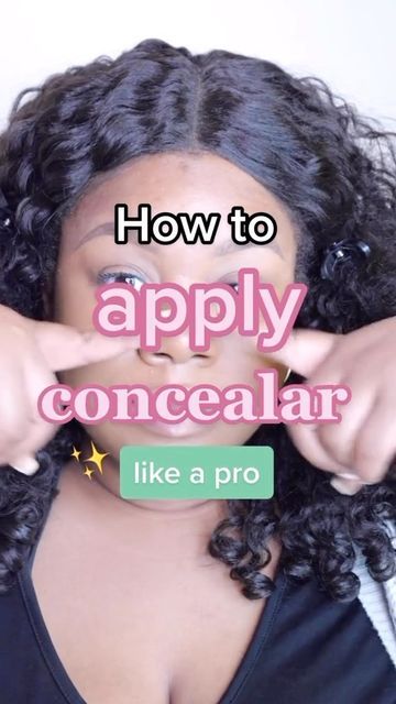 Raven | Daily Makeup Tips ✨ on Instagram: "How to apply concealer - beginner friendly (SAVE THIS VIDEO FOR LATER) #BeautyMavenRaven #FoundationRoutine #FoundationTips #HowToApplyMakeup #MakeupforBeginners #makeup101 #foundationmakeup #affordablemakeup #HowToMakeup" How To Apply Concealer For Beginners, How To Do Concealer, How To Use Concealer For Beginners, Concealer For Beginners, Concealer Tips How To Apply, How To Make Foundation, Green Concealer, Apply Concealer, Full Face Of Makeup