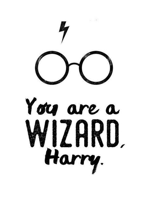 "You're a wizard, Harry." ❤️🤓 Your A Wizard Harry, You're A Wizard Harry, Wizard Harry Potter, Harry Potter Fanları, Harry Potter Quote, Tapeta Harry Potter, Harry Potter Poster, Potter Quotes, Harry Potter Wizard