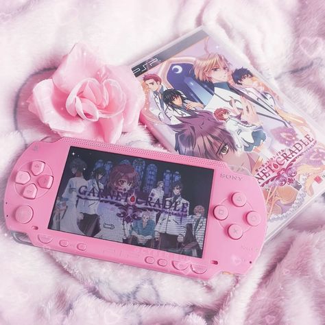 🎮 Picked Garnet Cradle up from @trade_and_play_wirral ᯓᡣ𐭩 #garnetcradle #psp #pink #かわいい #nostalgic #otome #乙女ゲーム #gaming #cute Otome Game Aesthetic, Psp Aesthetic, Console Aesthetic, Psp Wallpaper, Video Games Aesthetic, Girly Nostalgia, Video Game Aesthetic, Gamer Wallpaper, Psp Games