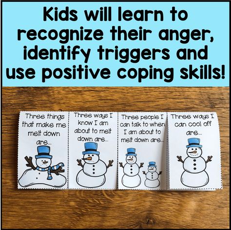 Kindness Critters, Christmas Mindfulness, Winter Mindfulness, Positive Coping Skills, School Counseling Ideas, Kindness Activities For Kids, Behavior Interventionist, Anger Management Activities For Kids, Homework Club