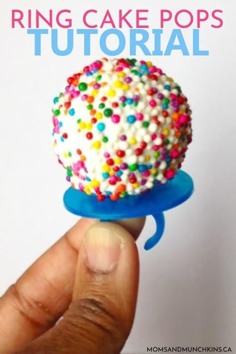 Ring Pops Candy, Cake Shaped Cake Pops, Cake Pop Arrangements, How To Transport Cake Pops, Unique Cake Pop Flavors, Cake Pucks Diy, Cake Pop Stand Diy, Backyard Bakery, Flat Cake Pops