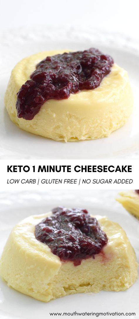 Keto Cheesecake In a Mug - Mouthwatering Motivation Cheesecake In A Mug, Keto Lasagna, Postre Keto, Keto Mug Cake, Keto Cake, Keto Dessert Easy, Low Carb Sweets, Mug Recipes, Keto Cheesecake