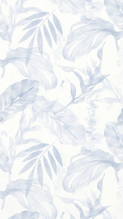 Wallpaper Iphone Biru, Wallpaper Iphone Ungu, Leaf Mobile, Blue Flowers Background, Wallpaper Estetika, Blue Flower Wallpaper, Pastel Design, Watercolor Flower Background, Wallpaper Watercolor