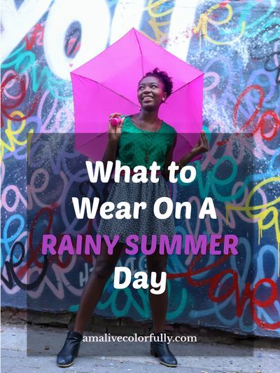 We've all had the same dilemma, what do you wear on a hot and humid rainy day? Click here to see this cute, but practical rainy day outfit idea --without rainboots-- that's perfect for summer! Hot But Rainy Day Outfit, Hot Rainy Day Outfit Summer Work, Summer Rainy Day Outfit Black Women, Rainy But Hot Day Outfit, Rainy Day Summer Outfits Work, Hot Summer Rainy Day Outfit, Hot And Rainy Weather Outfits, Outfit Ideas For Rainy Days Summer, Rainy Day Party Outfit