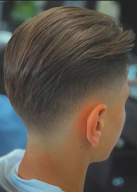 Teenage Haircuts, Slick Back Haircut, Low Taper Fade Haircut, Surfer Hair, Low Fade Haircut, Taper Fade Haircut, Men Haircut Styles, Slick Back, Kids Hair Cuts