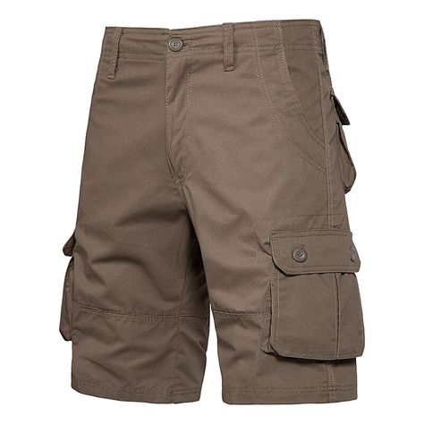 Category:WE-Pants; Season:Spring, Fall, Winter, Summer; Fabric:95% Cotton; Gender:Men's; Style:Formal,Classic; Elasticity:Inelastic; Occasion:Outdoor,Casual; Fit Type:Loose Fit; Function:Outdoor,Sports,Wearable; Waistline:High Waist; Pattern:Solid Colored; Design:Cargo Pocket,High Rise,Multi Pocket,Pocket; Pants Type:Summer Shorts,Casual Shorts,Cargo Shorts; Fly Type:Zipper; Front page:FF; Listing Date:02/24/2023; Production mode:Self-produce; Hips:; Length:; Waist:; SizeChart1_ID:2:183259; Fit Summer Wardrobe Essentials, Mens Cargo, Cargo Shorts Men, Shorts Casual, Graduation Outfit, Green And Khaki, Type Of Pants, Work Pants, Modern Man