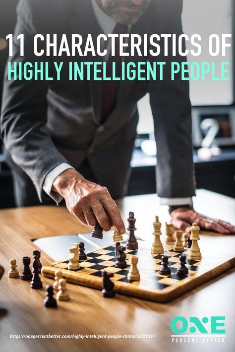 11 Characteristics of Highly Intelligent People | Learn about the characteristics of highly #intelligent people and get #insights on how to improve yourself one percent better every day in this post. Keep reading to find out more. One Percent Better, Gifted Adults, Highly Intelligent People, Fashion Men Outfits, How To Improve Yourself, High Intelligence, Best Books For Men, Healthy Person, Powerful Man