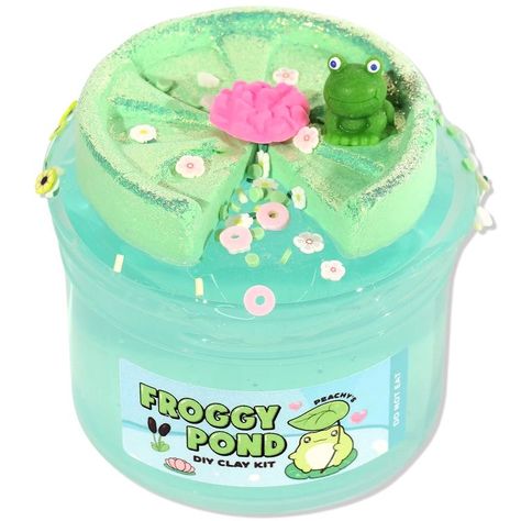 Peachybbies Slime, Slime Collection, Slime Kits, Kawaii App, Slimy Slime, Glossy Slime, Diy Pond, Cool Fidget Toys, Slime Craft