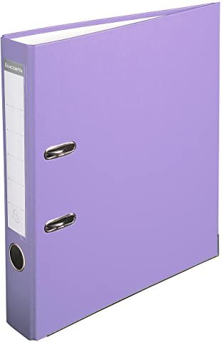 Purple School Supplies, Cute Folders, Purple Office Supplies, School File, Office Folder, Purple Items, Lever Arch Files, School Storage, School Folders