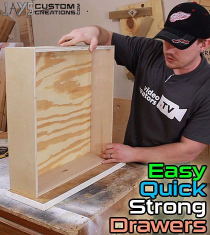 How To Make Drawers, Building Drawers, Kreg Jig Projects, Kreg Jig, Diy Drawers, Diy Holz, Pocket Hole, Diy Cabinets, Woodworking Jigs