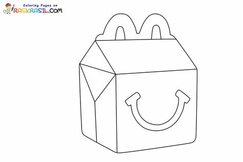 Raskrasil.com-New-Coloring-Pages-McDonalds-9 Mc Donald, Happy Meal Mcdonalds, Happy Meal, Coloring Page, New Color, Coloring Pages, Free Download, For Kids