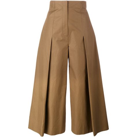 Fendi pleated wide-leg trousers (€1.175) ❤ liked on Polyvore featuring pants, green, fendi, pleated trousers, wide leg cotton pants, green wide leg trousers and cotton pants Basic Dress Pattern, Trousers High Waisted, Pleated Wide Leg Pants, High Waisted Flare Pants, High Waisted Wide Leg Pants, Pants High Waisted, Pleated Trousers, High Waisted Flares, Trouser Style