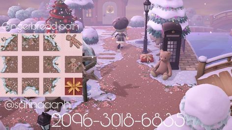 ☼ bri ☼ on Twitter: "SAW THIS ON FB AND GASPED AKKDJSJSKSN SO EXCITED BRING IT ON!!!… " Christmas Path Codes Acnh, Acnh Christmas Design Codes Path, Winter Paths Animal Crossing, Acnh Paths Designs Winter, Christmas Animal Crossing Ideas, Animal Crossing Winter Path Codes, Animal Crossing Christmas Codes Path, Acnh Christmas Code Path, Winter Path Animal Crossing