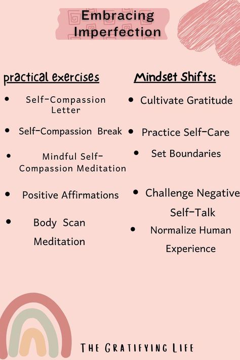 Embracing Imperfection, Mindful Self Compassion, Embrace Imperfections, Body Scanning, Pep Talks, Negative Self Talk, Saying Goodbye, Diy Skin Care, Self Compassion