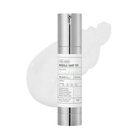 VT COSMETICS CICA Reedle Shot 100 Essence | Daily Face Essence for Soft Skin, Centella Complex, Hyaluronic Acid, Green Propolis Extract for All Skin Types 1.69Fl Oz (50ml) Microneedling Serum, For Soft Skin, Vt Cosmetics, Skin Improvement, Face Essence, Soft Skin, Glass Skin, Simple Skincare, Lip Moisturizer