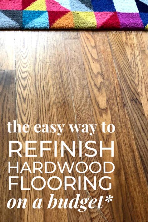 Diy Hardwood Floor, Diy Hardwood Floor Refinishing, Painted Hardwood Floors, Diy Hardwood Floors, Wood Floor Repair, Hardwood Floor Refinishing, Wood Floor Colors, Refinish Wood Floors, Sand Floor