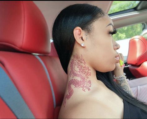 Angel Neck Tattoos Women, Neck Tattoo Women, Cross Stitch Tattoo, Outer Forearm Tattoo, Face Tattoos For Women, Side Neck Tattoo, Hello Kitty Tattoos, Neck Tattoos Women, Tattoos For Women Flowers