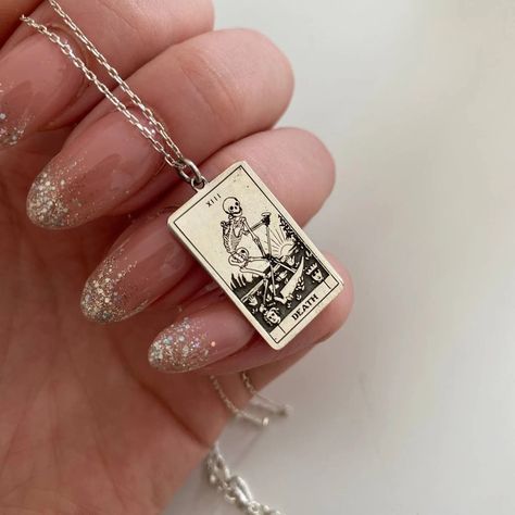 Tarot Card Jewelry, Tarot Necklace, Mens Accessories Vintage, Tarot Card Necklace, Card Necklace, Dope Jewelry, Funky Jewelry, Shop Owner, Nov 2