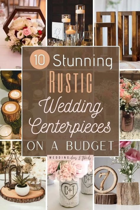 Wedding Centerpieces On A Budget, Wedding Guest Table Decor, Centerpieces On A Budget, Barn Wedding Centerpieces, Country Wedding Centerpieces, Rustic Table Centerpieces, Country Rustic Wedding, Wedding Decorations Ideas, Wedding Guest Table