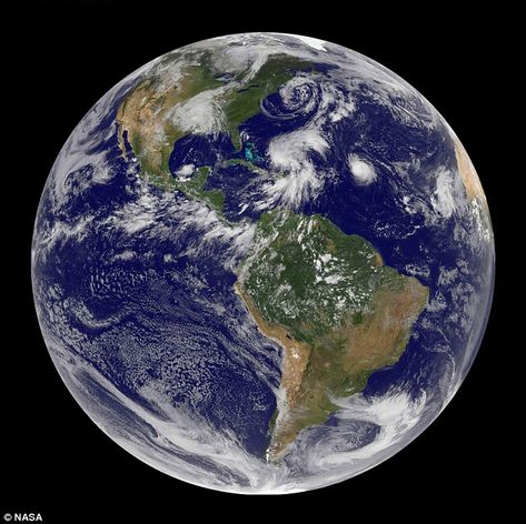 earth pic | How far we've come: A recent Nasa picture of the earth reveals storms ... Amygdala Bloodborne, Earth View, Nasa Photos, Earth Pictures, Satellite Image, Apollo 11, Earth From Space, Planet Earth, Solar System