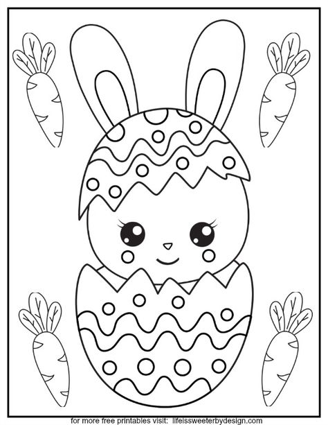 These free printable Easter Color Pages are the perfect kids activity for a rainy spring day. Easter coloring pages are full of bunnies, baskets and fun. #easter #freeprintables #colorpages #kidsactivities Coloring Spring, Easter Coloring Pictures, Spring Coloring Sheets, Easter Coloring Pages Printable, Free Easter Coloring Pages, Easter Coloring Sheets, Candy Coloring Pages, Easter Color, Easter Bunny Colouring