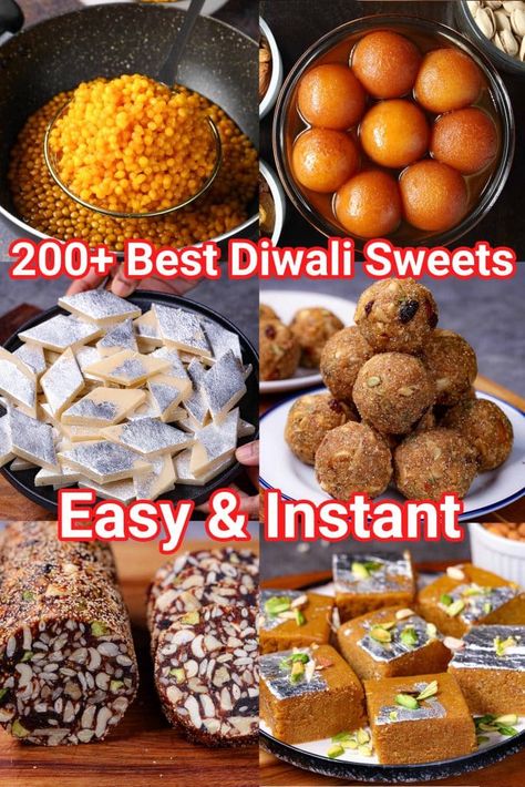 diwali recipes | diwali sweet recipes | diwali snacks recipes with step by step photo and video of individual recipes. diwali is a new year festival for india celebrated with several indian sweets and savaoury. deepavali is the festival of light celebrated by indian community all over the world. Vegan Diwali Sweets, Trinidad Diwali Recipes, Quick Diwali Snacks, Diwali Mithai Recipes, Diwali Recipes Sweets, Diwali Snacks Recipe, Diwali Dishes, Mohanthal Recipe, Indian Sweets Recipes