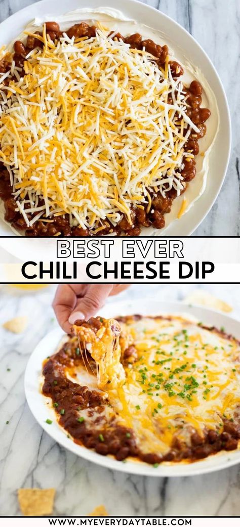 Chili’s Queso Dip Recipe, Hormel No Bean Chili Dip, Chili Bean Dip With Cream Cheese, Chili Cream Cheese Dip Baked, Cream Cheese Hormel Chili Dip, Chilli Dip Recipe, Hormel Chili Cream Cheese Dip, Chili Appetizer Ideas, Chili Dip With Cream Cheese