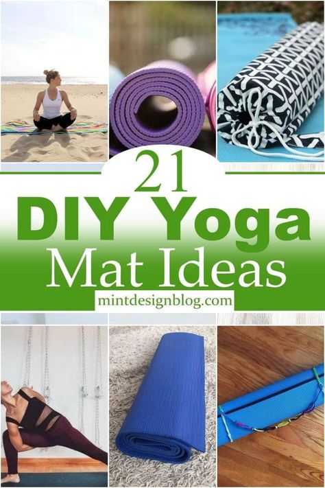 Diy Yoga Mat Holder, Yoga Mat Bag Tutorial, Yoga Mat Diy, Diy Yoga Mat, Diy Cat Shelves, Diy Cat Hammock, Diy Bike Rack, Unique Sewing Patterns, Yoga Mat Sling