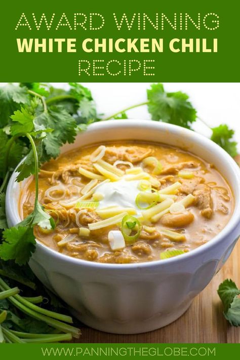 Award Winning White Chicken Chili Recipe, Award Winning White Chicken Chili, Best Chicken Chili Recipe, Best White Chicken Chili Recipe, White Chicken Chili Soup, Healthy White Chicken Chili, White Chicken Chili Slow Cooker, White Chicken Chili Recipe, Chicken Chili Crockpot